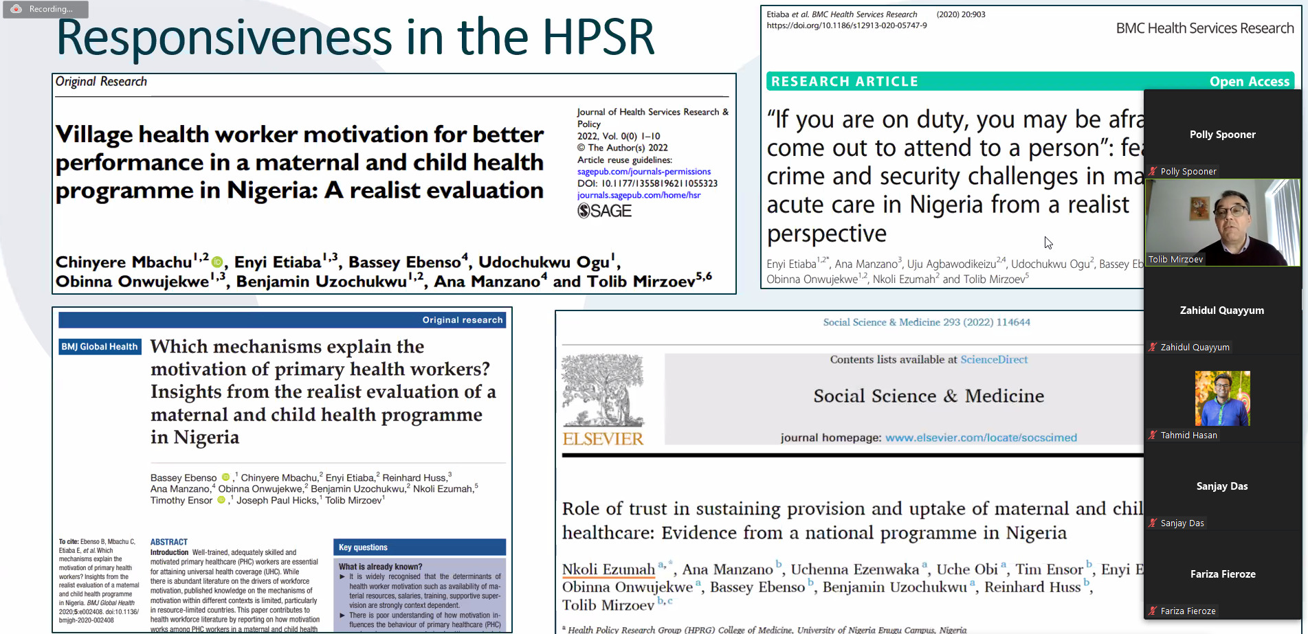 responsiveness health system indicators